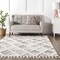 Nuloom Emlyn Diamond Lattice Tasseled Area Rug 4ft x 6ft OZNN07A-406 - alternate 5